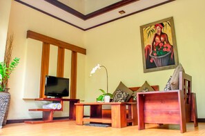 Villa, 1 Bedroom, Private Pool | Living area