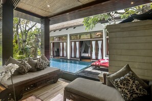 Villa, 3 Bedrooms, Private Pool | Living room - The Bali Dream Villa Seminyak (Seminyak)