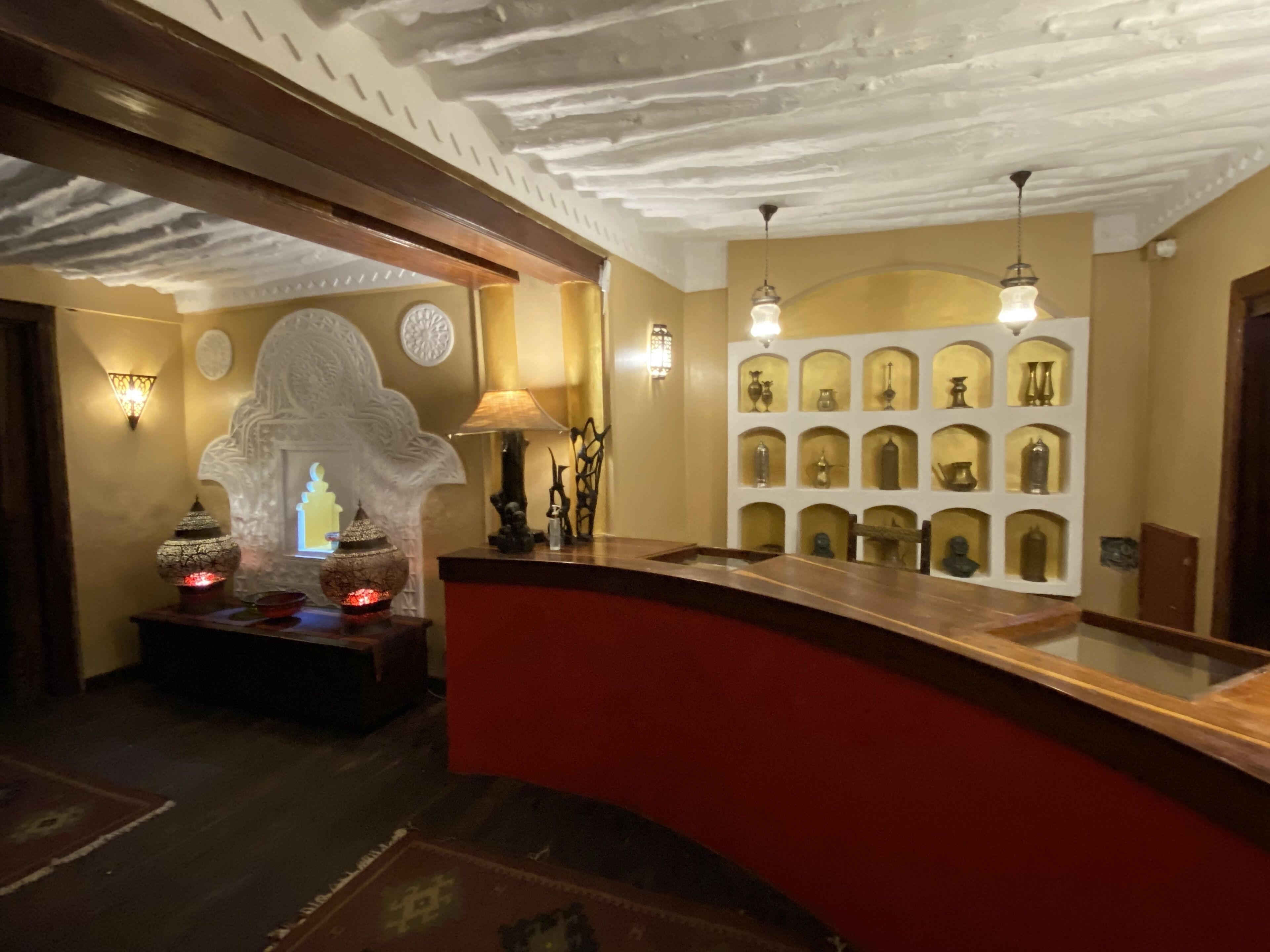 Sitteområde i lobbyen