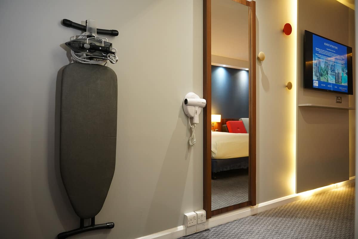 In-room safe, desk, blackout curtains, free cots/infant beds