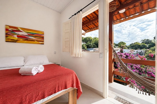 Quarto casal superior | Frigobar, Wi-Fi de cortesia, roupa de cama