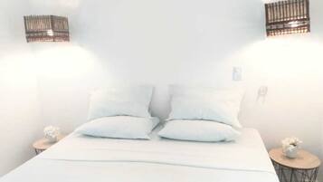 Apartamento superior (Terreo) | Frigobar, berços grátis, camas extras/dobráveis (sobretaxa)