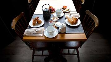 Daily buffet breakfast (EUR 11 per person)