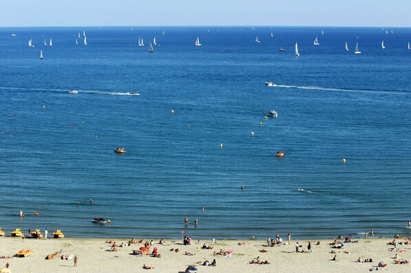 Vue depuis lâhĂ©bergement
