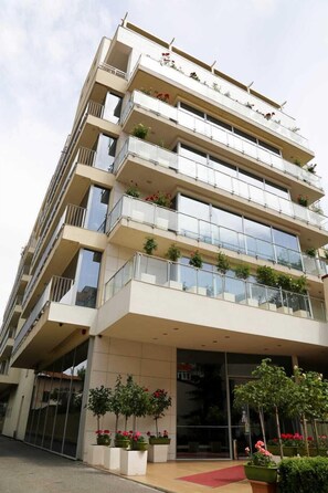 Façade de l’hébergement