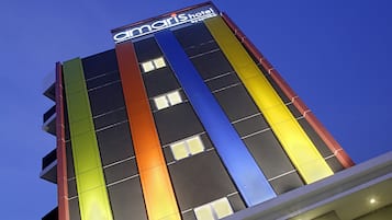 Front of property – evening/night