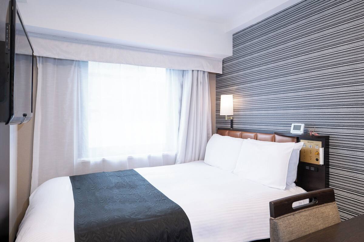 Double Room, 1 Double bed, Non Smoking | Down duvets, desk, blackout curtains, free WiFi