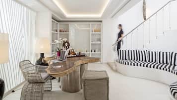 Espace de soins pour les couples, soins corporels, soins d'aromathérapie
