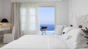 Premium bedding, pillow-top beds, in-room safe, individually decorated