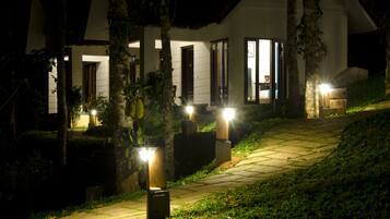Front of property – evening/night