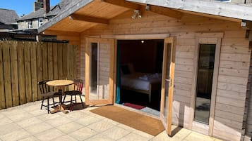 Cabane Supérieure, salle de bains attenante, vue jardin (Patio) | Terrasse/Patio