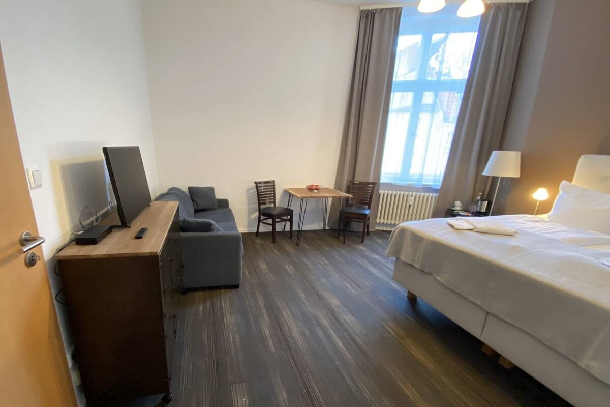 Minibar, in-room safe, soundproofing, iron/ironing board (on request)