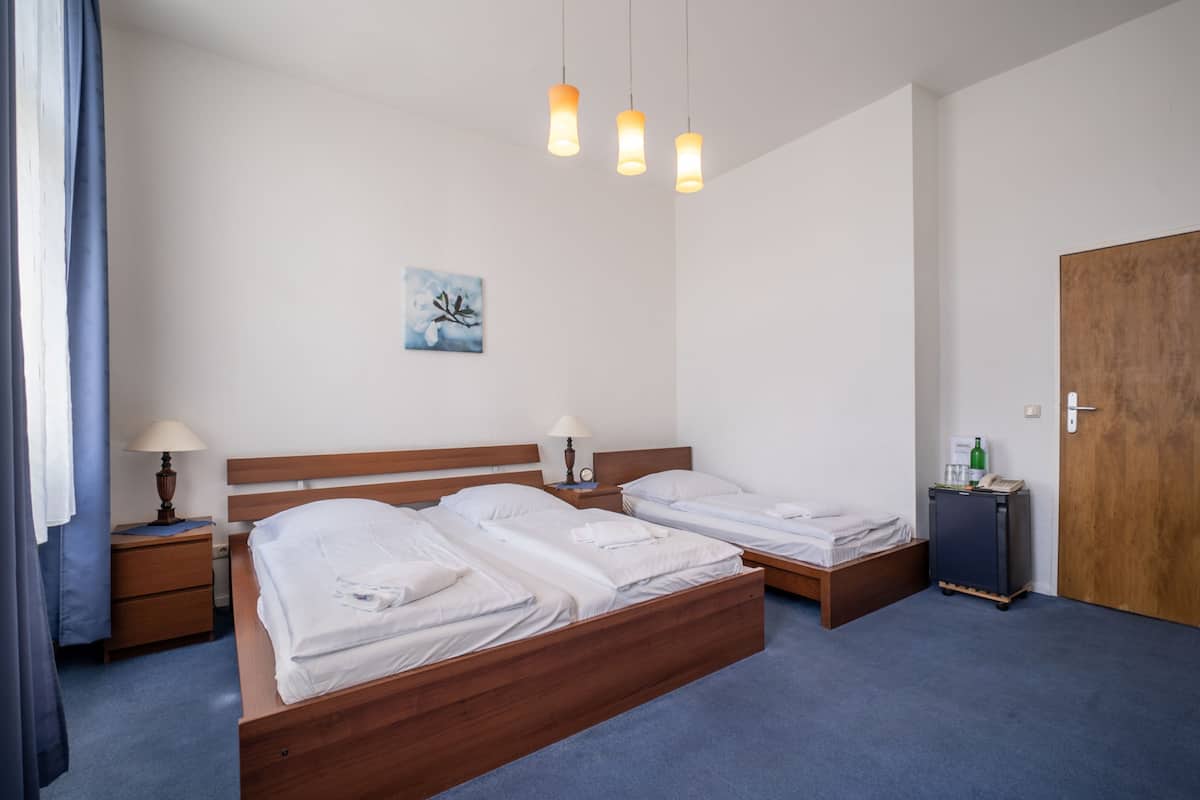 Minibar, in-room safe, soundproofing, iron/ironing board (on request)