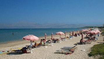 Beach nearby, sun-loungers, beach umbrellas, beach massages