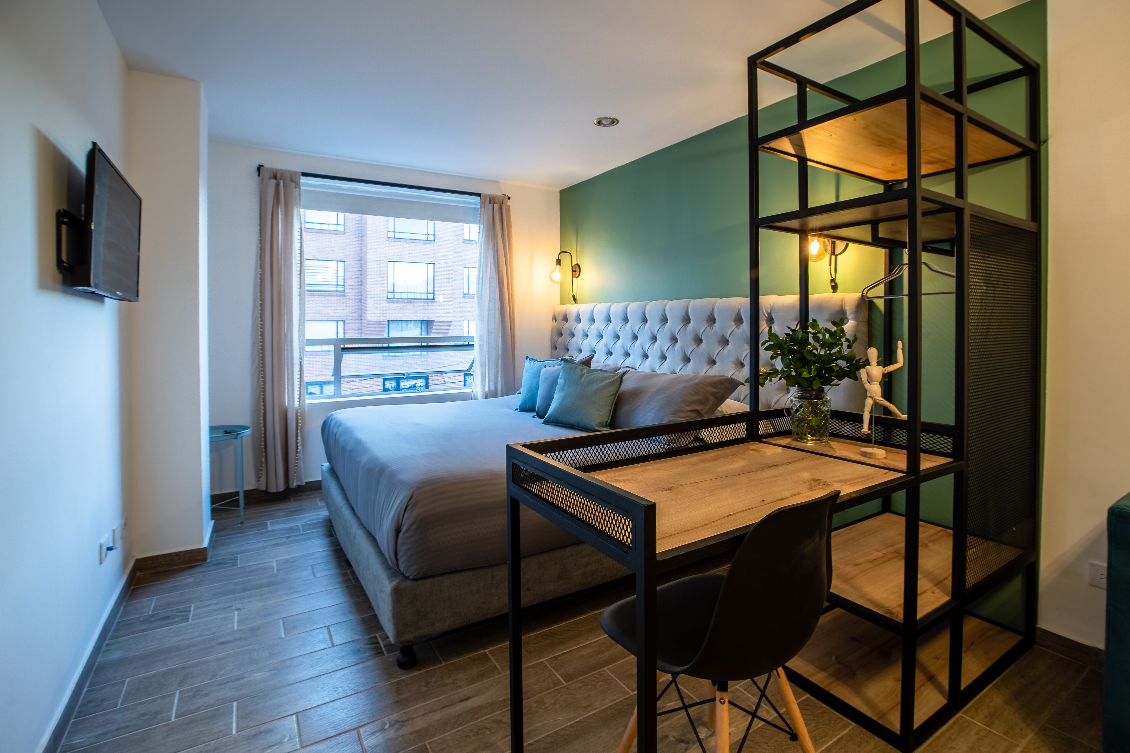 Departamento Confort (Doble occupancy) | Minibar, escritorio, cortinas blackout y wifi gratis 