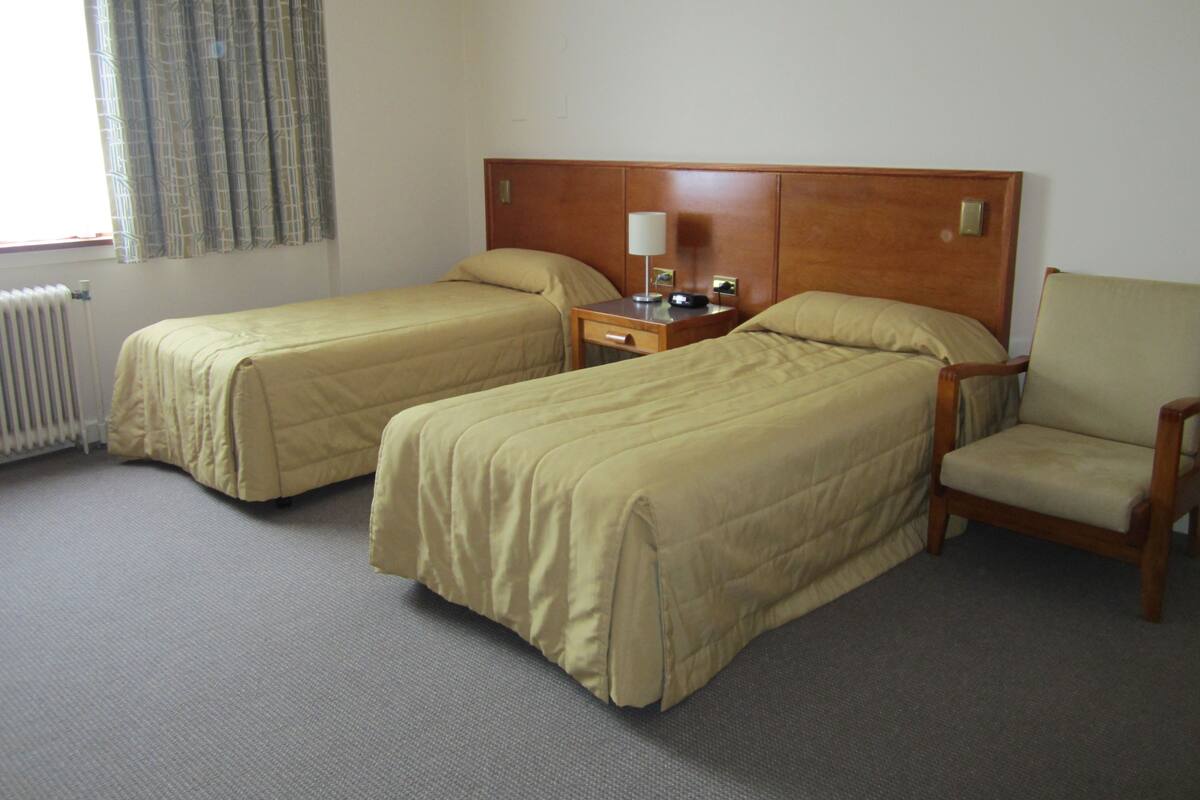 Chambre Standard avec lits jumeaux, 2 lits une place | Bureau, fer et planche à repasser, lits bébé (en supplément)