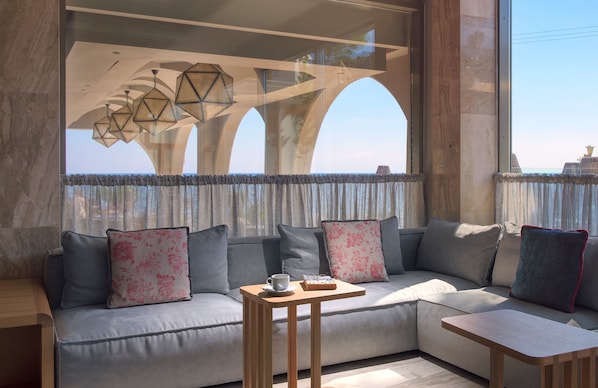 Lobby sitting area - Porto Angeli Beach Resort – All Inclusive (Rhodes)