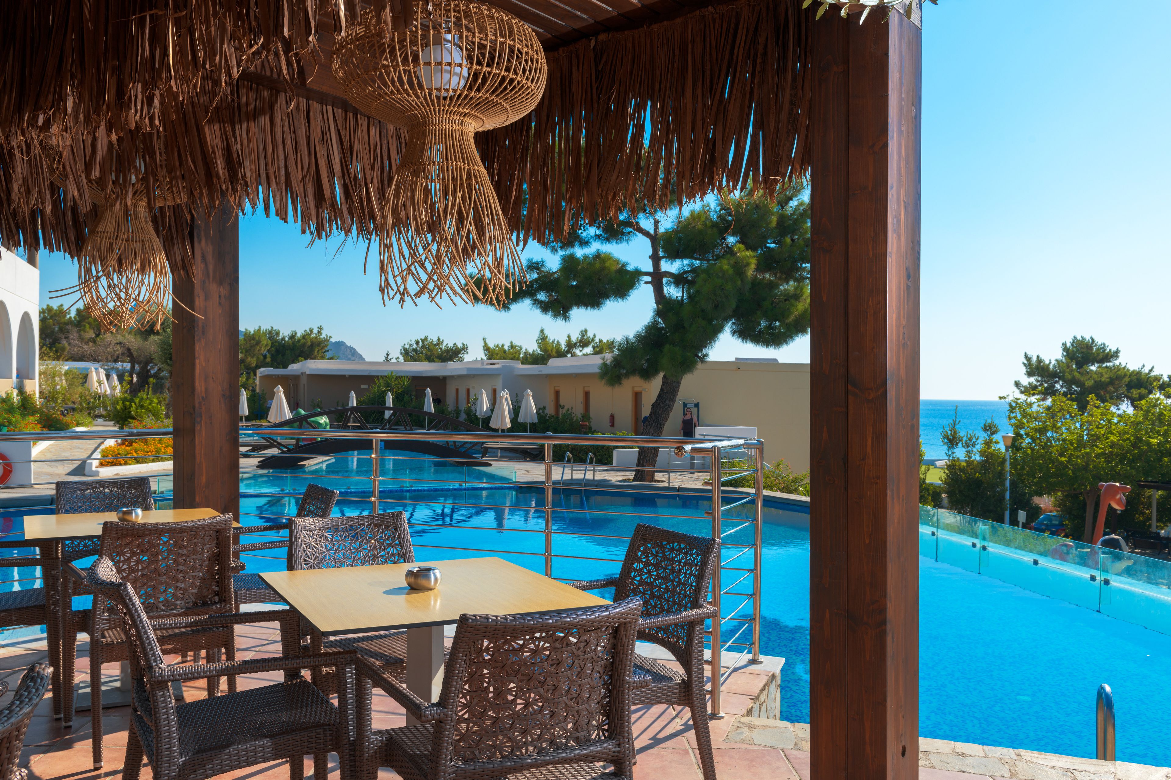 Poolside bar
