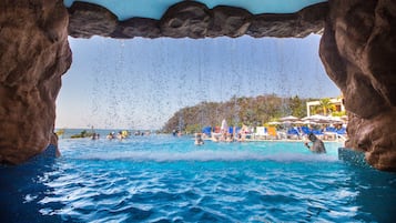 3 outdoor pools, pool umbrellas