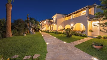 Front of property – evening/night
