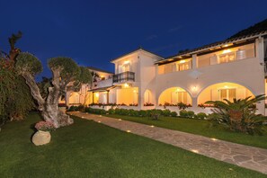 Front of property – evening/night