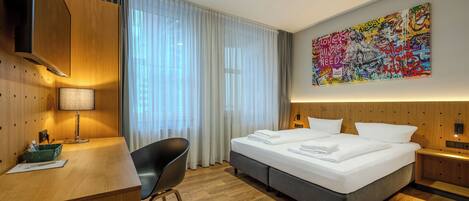 Superior King Room | Hypo-allergenic bedding, desk, blackout drapes, iron/ironing board