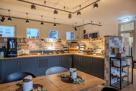 Daily buffet breakfast (EUR 17.5 per person)