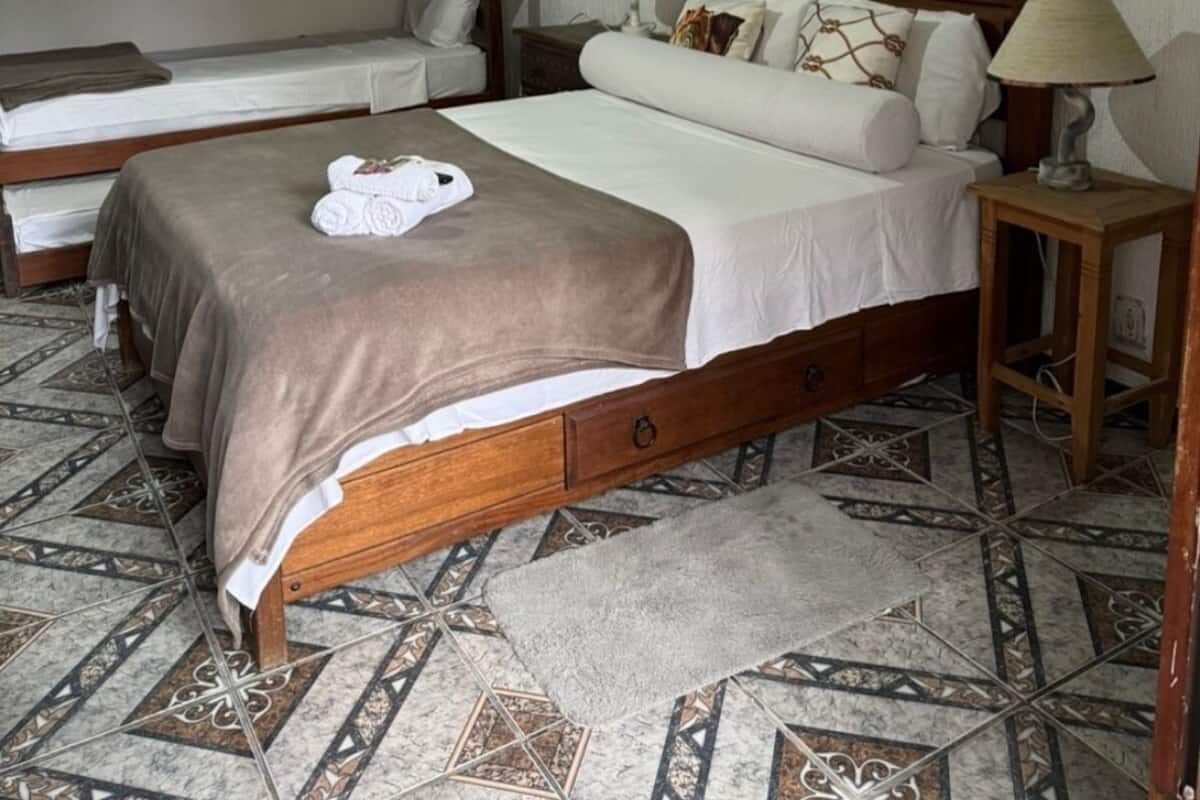 Quarto familiar | 迷你吧、免費無線上網、床單