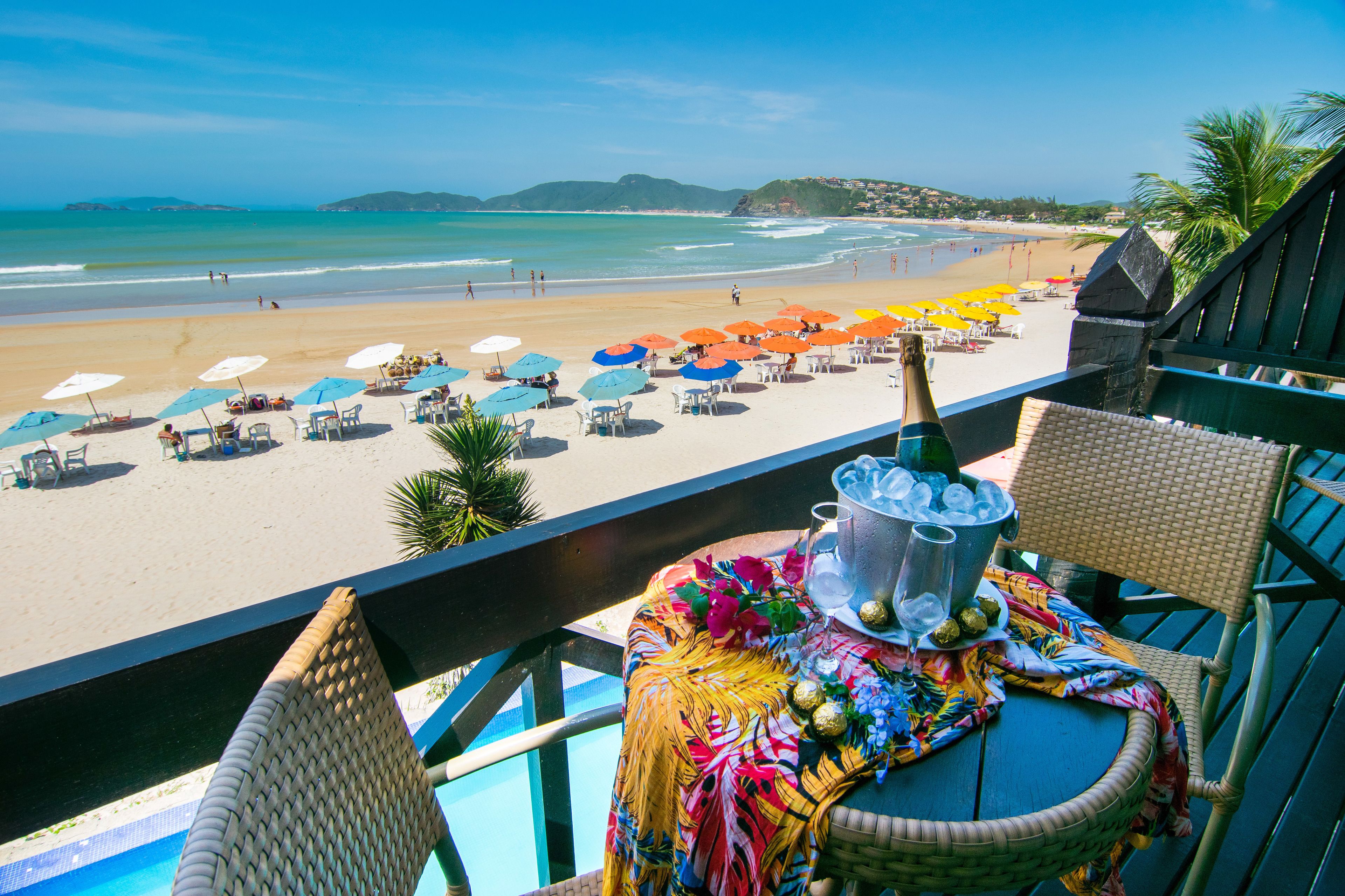 Quarto luxo, sacada, vista para o mar | Vista do quarto