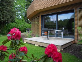 Quarto casal luxo (Club Piscine) | Terraço/pátio