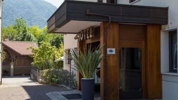 Façade de l’hébergement