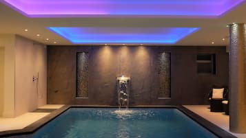 Sauna, hot tub, steam room, massages