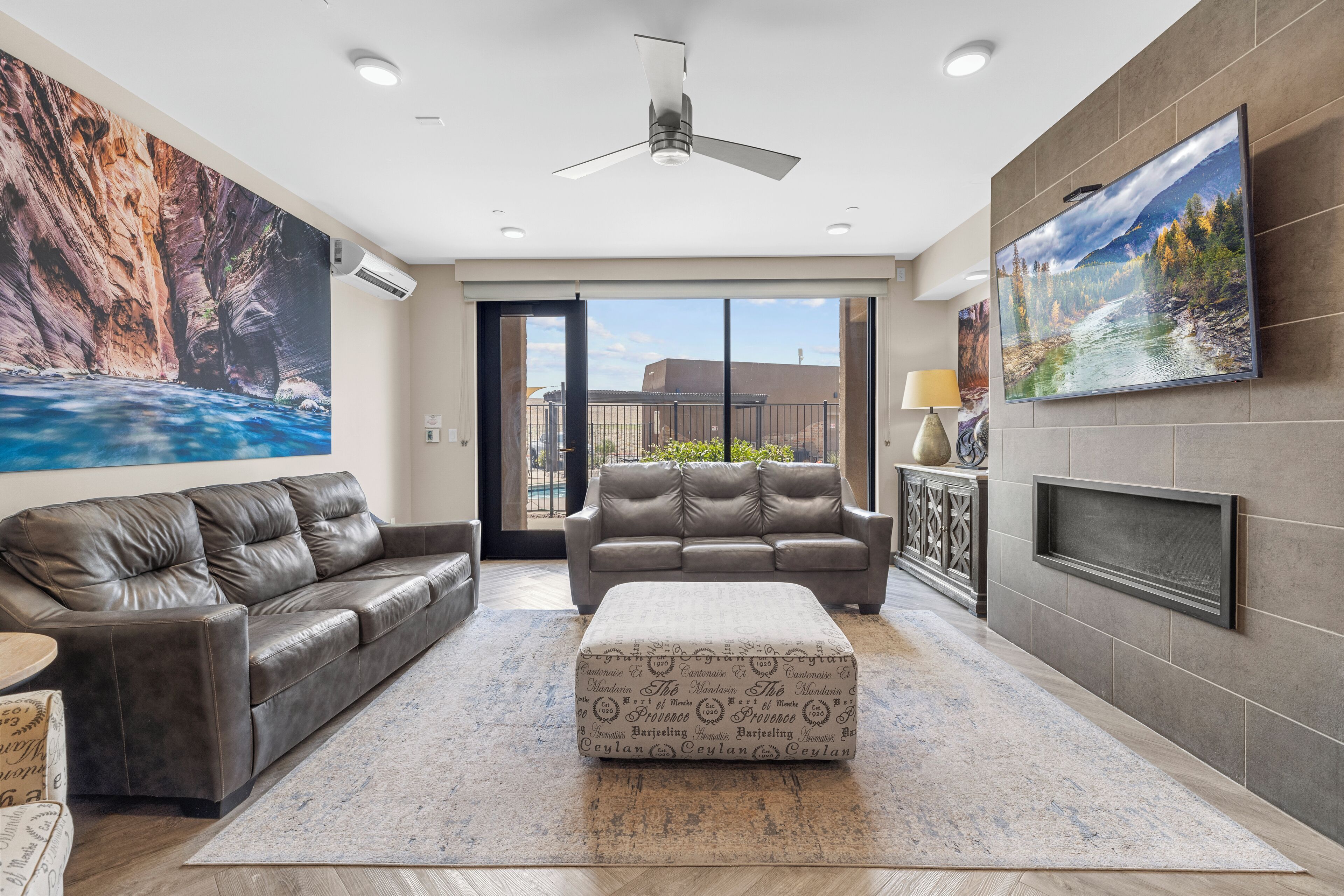 two bedroom king condo | living room | 32-inch smart tv with digital channels, streaming services