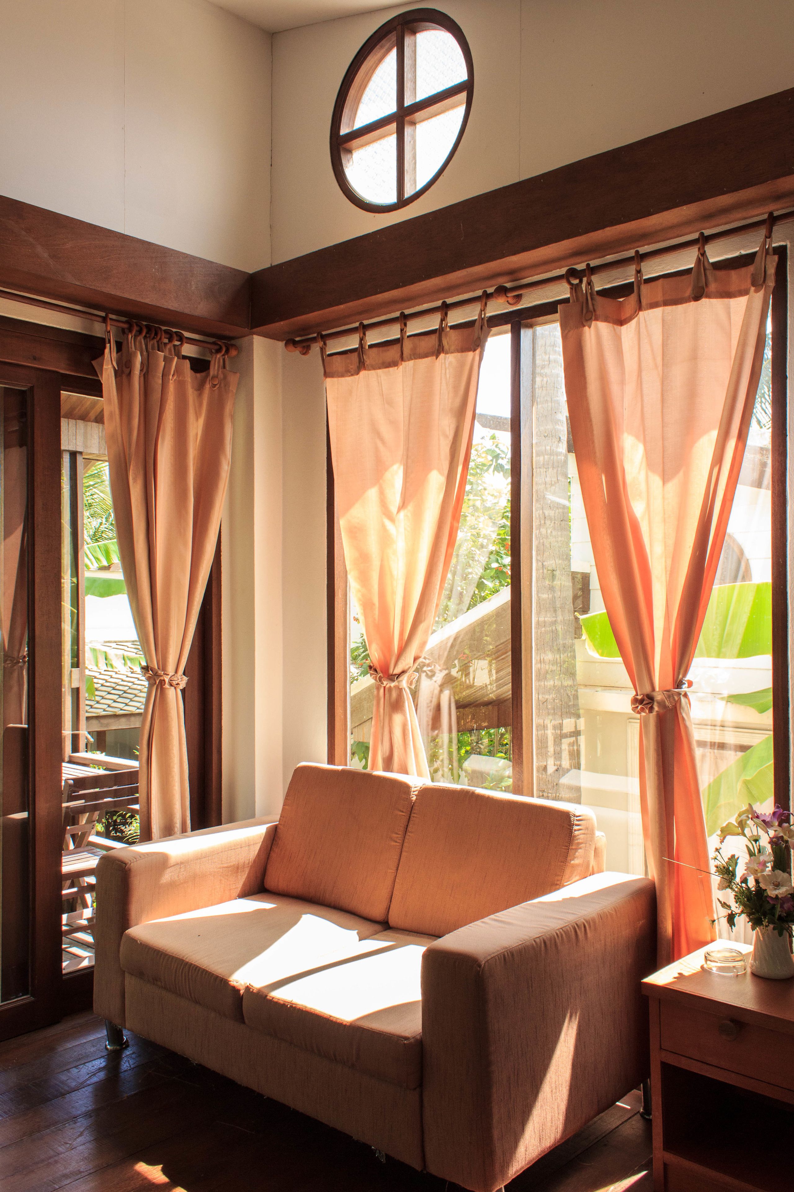 deluxe bungalow | living area | 32-inch smart tv with digital channels, tv