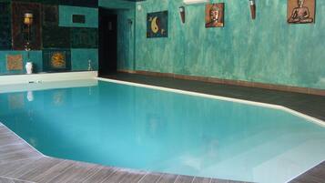 Indoor pool, seasonal outdoor pool