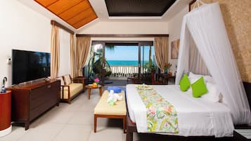 Bungalow Beach Front | 迷你吧、客房内保险箱、笔记本电脑工作区、免费 WiFi