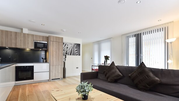 Standard Apartment, 3 Bedrooms | Living room - Union Níké Apartments (London)