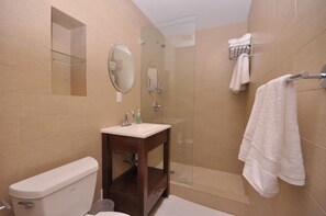 Shower, free toiletries, hair dryer, towels - Hotel Five44 (New York)