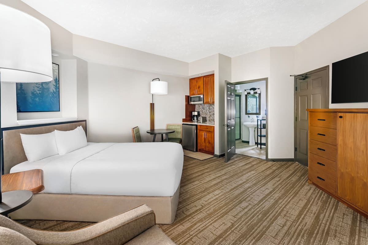 Pillow-top beds, in-room safe, blackout curtains, iron/ironing board