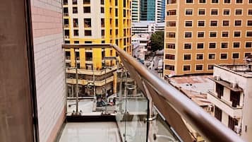 Blick von der Unterkunft