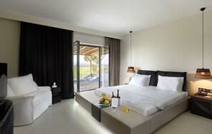 Chambre Double, en front de plage | Coffres-forts dans les chambres, bureau, lits bébé (gratuits)