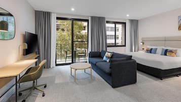 55-inch flat-screen TV with digital channels, TV