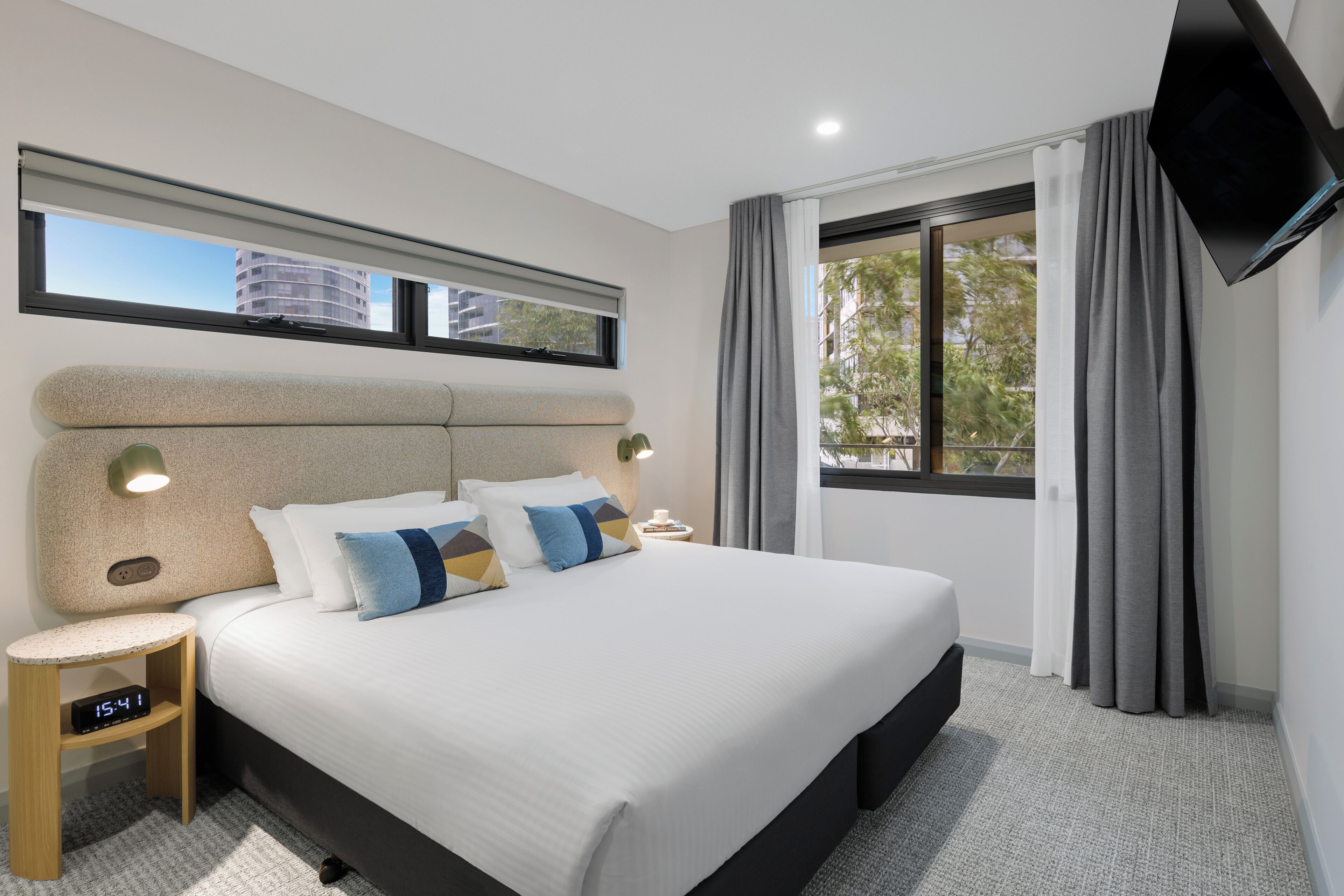 In-room safe, laptop workspace, blackout curtains, iron/ironing board