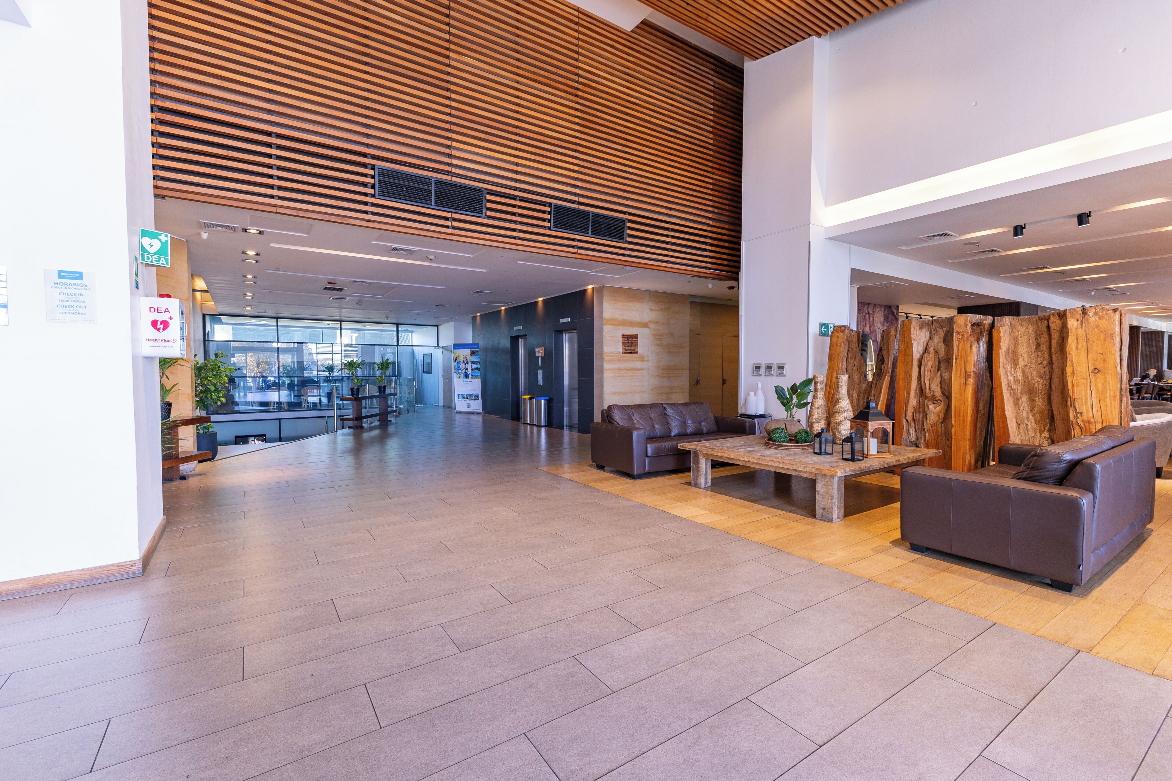 Interior entrance