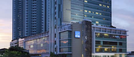 Front of property – evening/night