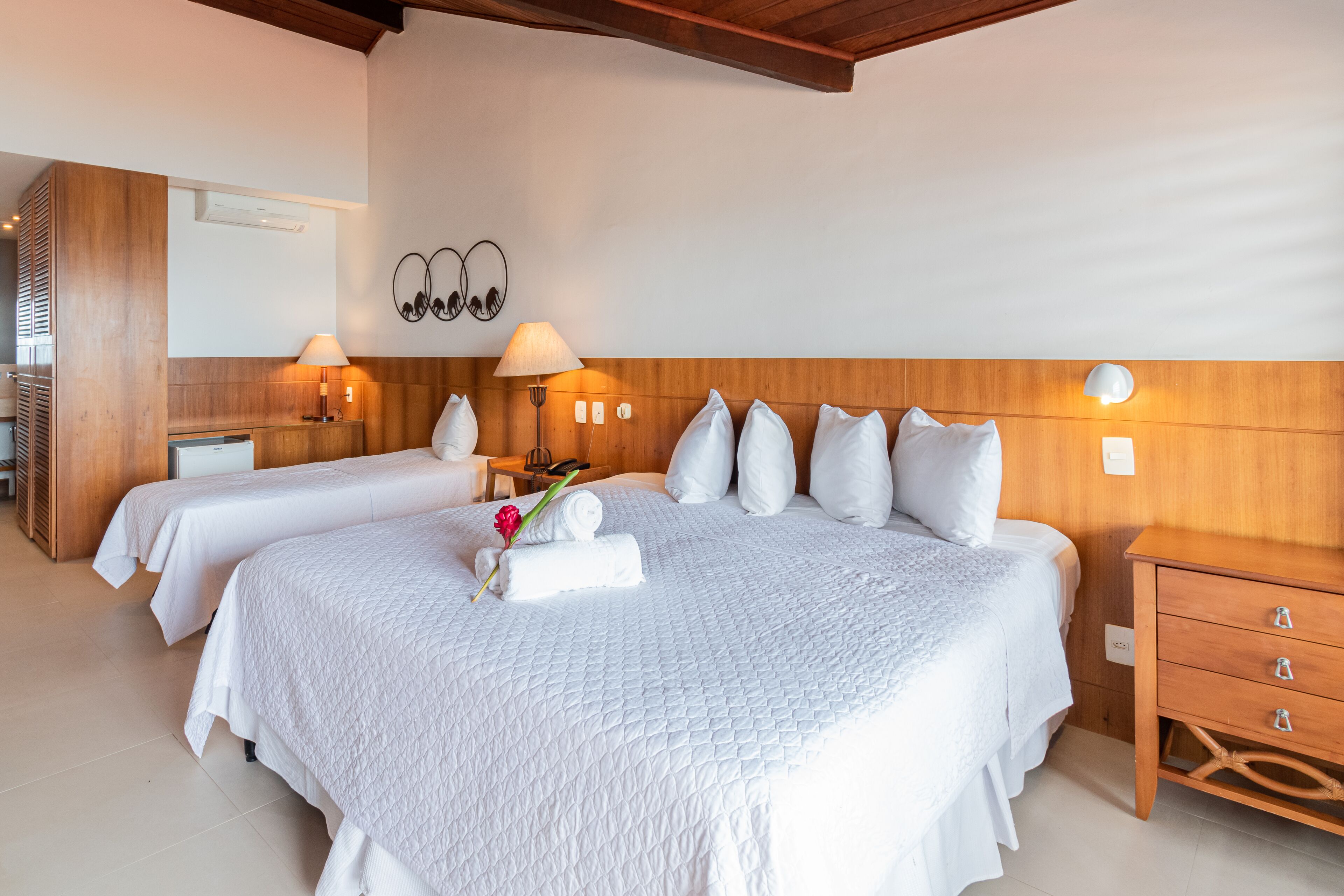 deluxe triple room | premium bedding, minibar, in-room safe, desk