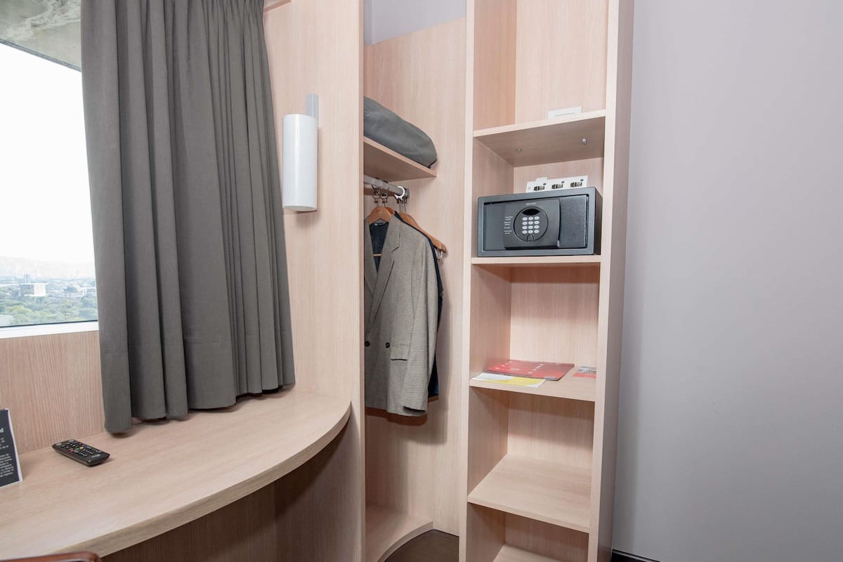 In-room safe, desk, blackout curtains, soundproofing