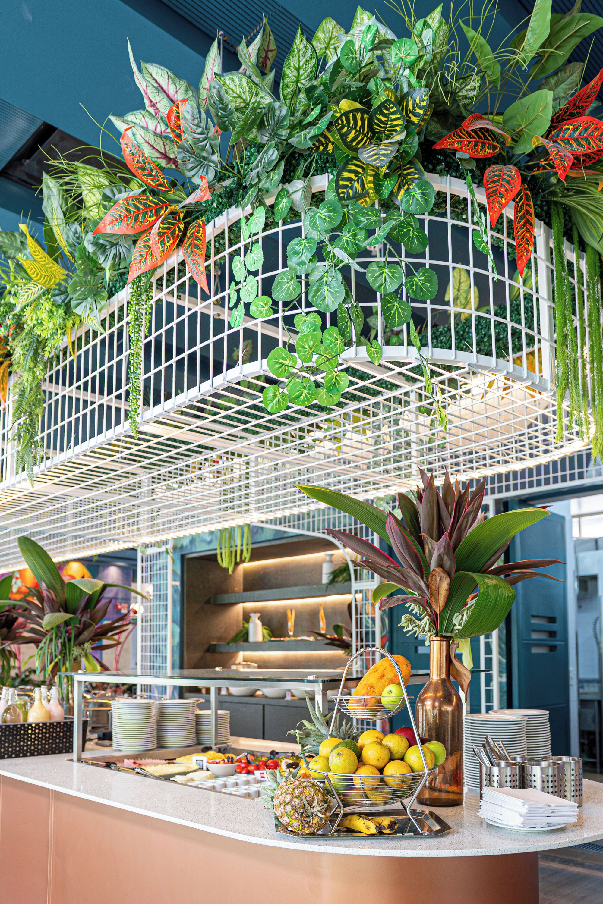 daily buffet breakfast (cop 45000 per person)