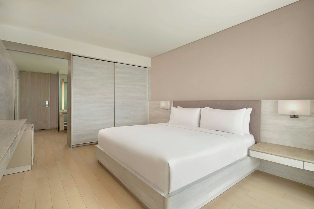 1 habitación y ropa de cama de alta calidad