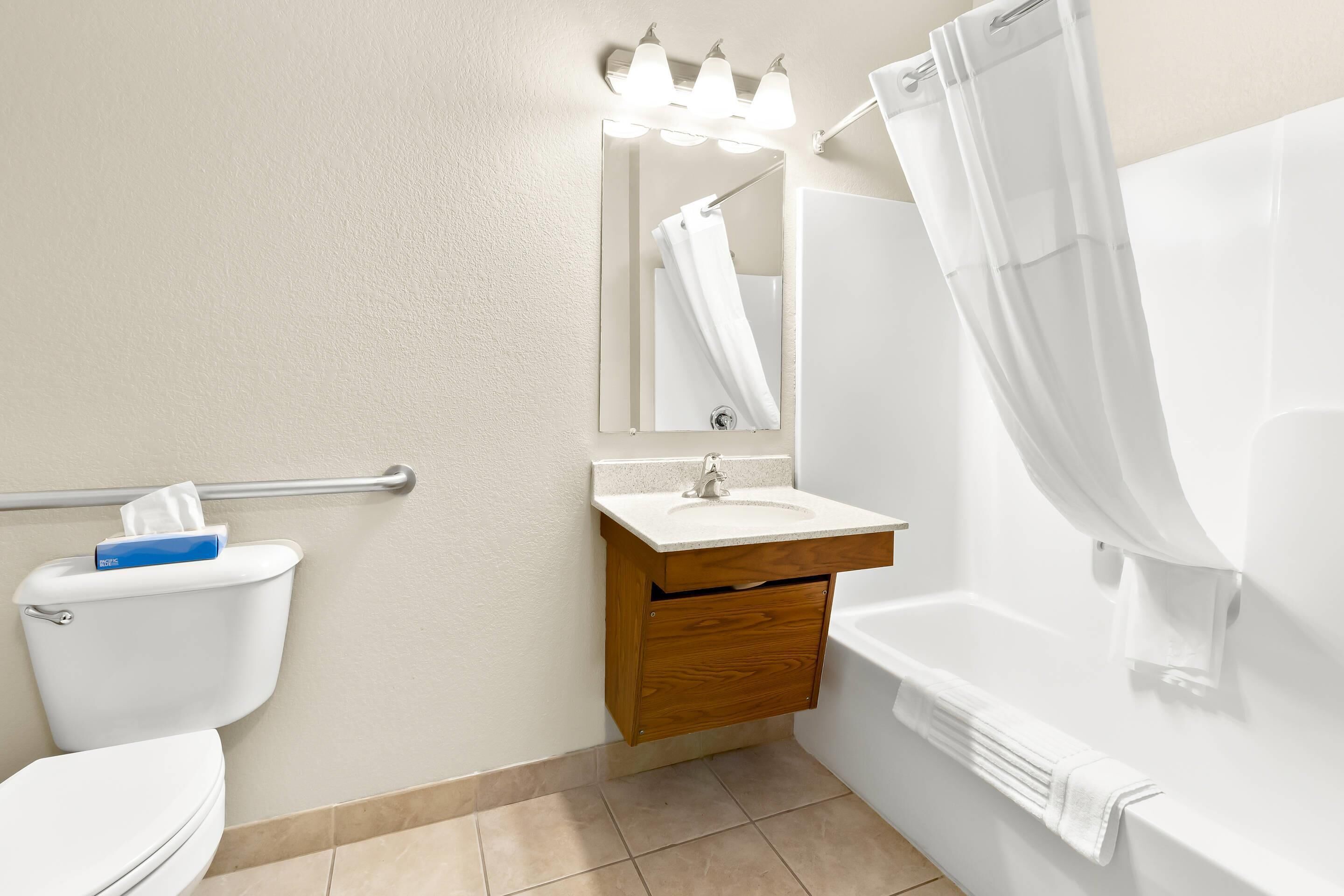 desk, blackout curtains, soundproofing, iron/ironing board